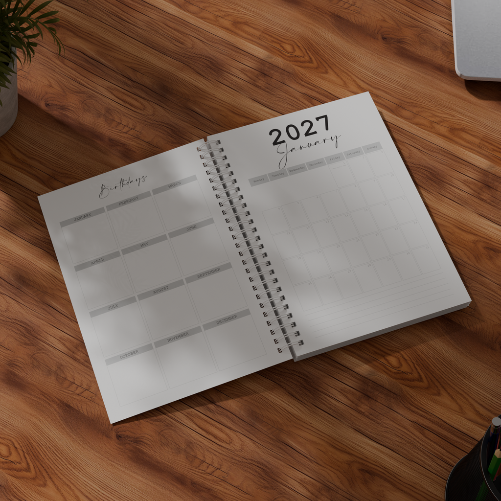 Personalized 2027 Diary (Whimsy & Wildflower)
