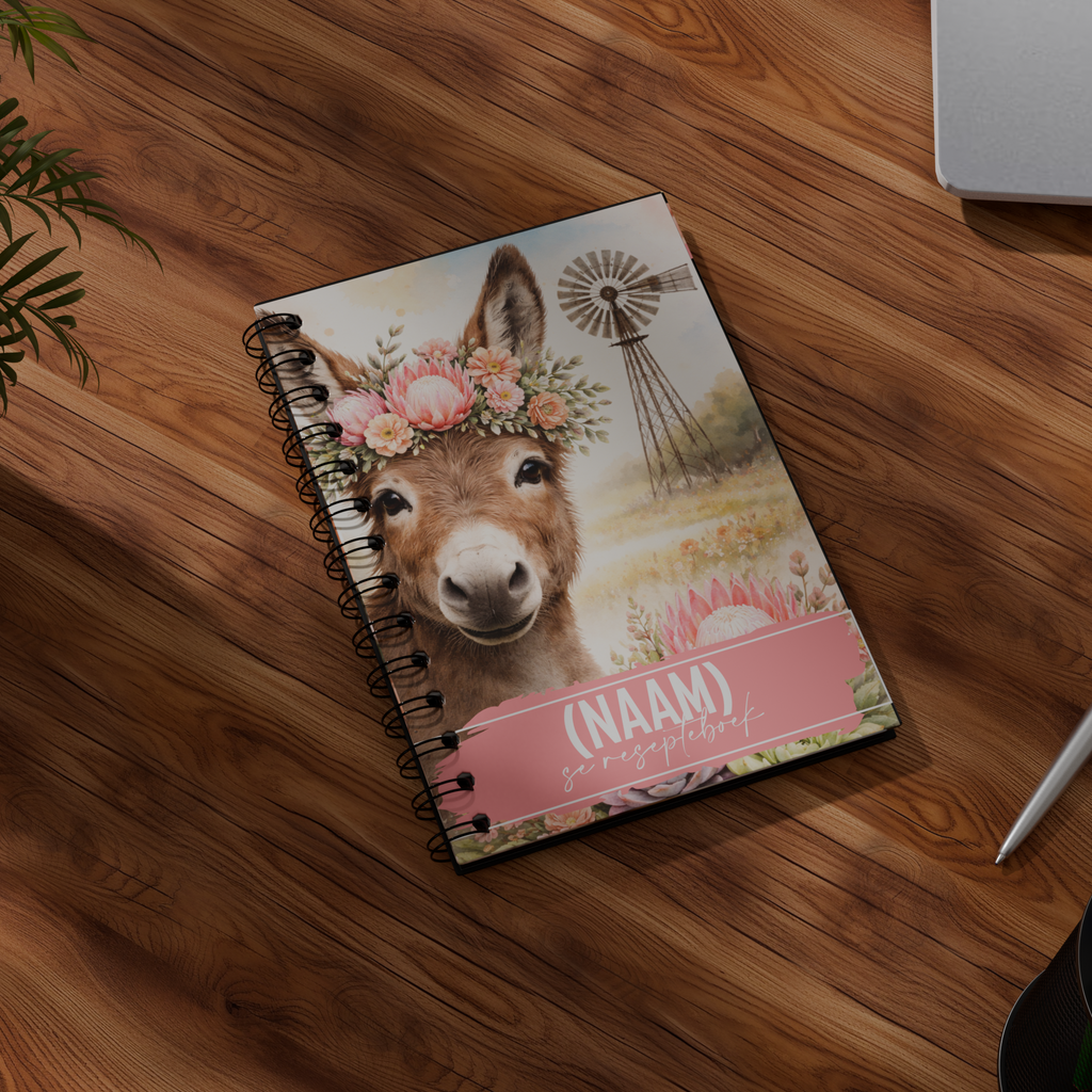 Customizable Recipe Book (Donkey)