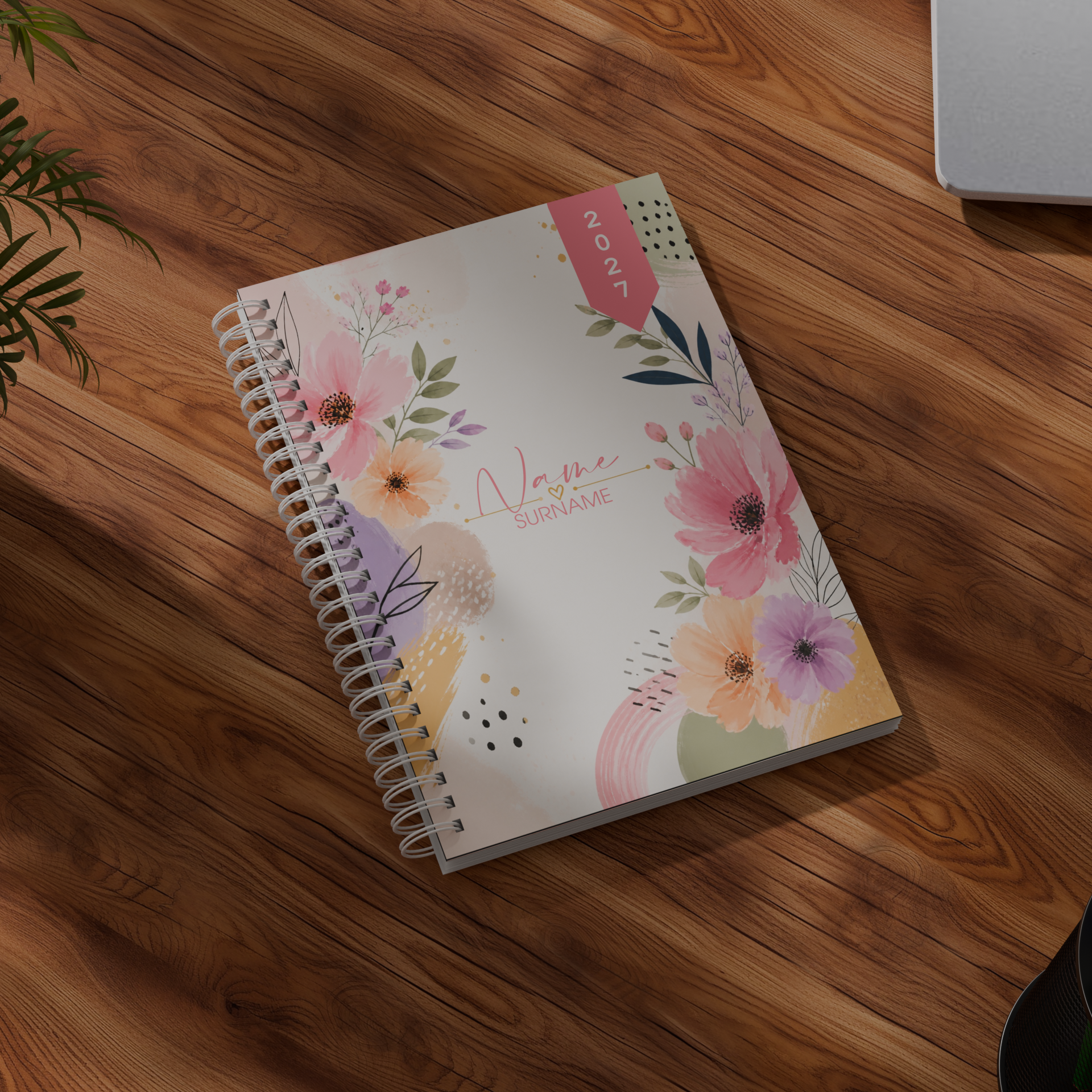 Personalized 2027 Diary (Whimsy & Wildflower)